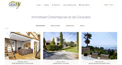 Desktop Screenshot of casaloft-immobilier.com