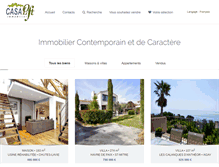 Tablet Screenshot of casaloft-immobilier.com